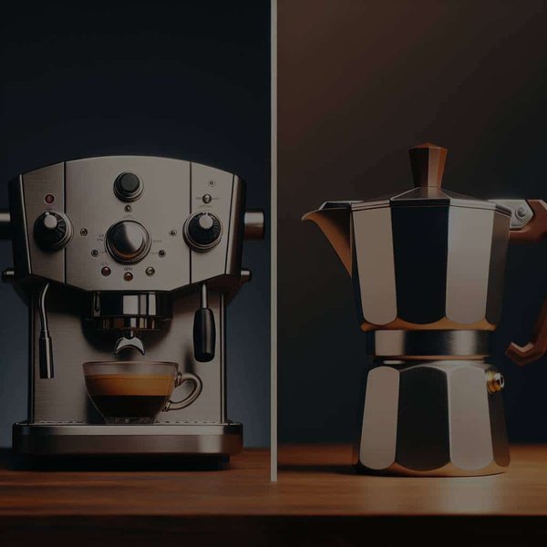 Quelle est la différence entre une machine à expresso et une cafetière italienne?
