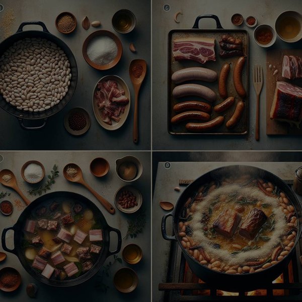 Quelle est la méthode traditionnelle pour préparer un cassoulet de Castelnaudary?