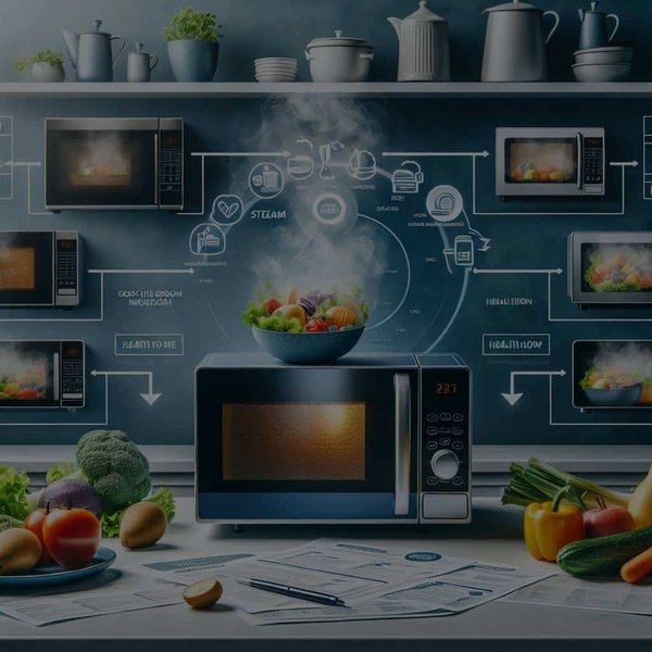 Comment choisir un micro-ondes avec fonction vapeur pour des repas sains?